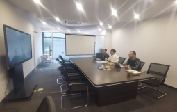 【集团动态】集团执行总裁贺明田应邀与宜春市袁州区国投集团董事长刘文云就平台公司转型举行视频会议