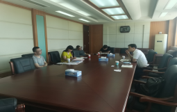 集团执行总裁贺明田一行二人应邀赴滦南县财政局进行交流洽谈