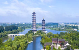 集团执行总裁贺明田一行四人应邀赴宿迁市宿城区财政局进行交流洽谈