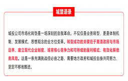 【原创】城投公司“十五五”战略发展研究专题｜贰·转型篇