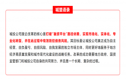 【原创】城投公司“十五五”战略发展研究专题｜伍·改革篇